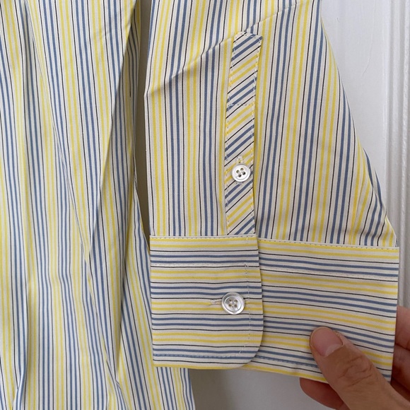 JCREW Haberdashery Slim-fit Stretch 3/4 Sleeve Shirt XS - Picture 5 of 5